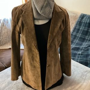 Anonymous John Carlisle suede blazer size small